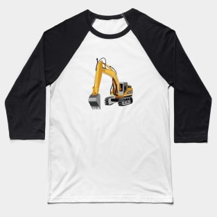 Construction Truck Backhoe Crane Claw Baseball T-Shirt